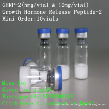 Ghrp-2 Pralmorelin 5mg 10mg lyophilisiertes Peptid-hohes Reinheitsgrad Ghrp-2 Azetat-Hormon-Freigabe-Peptid